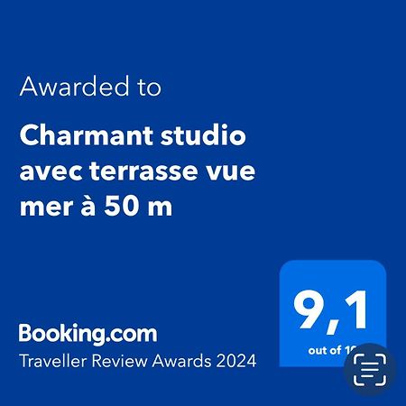 Charmant Studio Avec Terrasse Vue Mer A 50 M Sainte-Maxime Ngoại thất bức ảnh